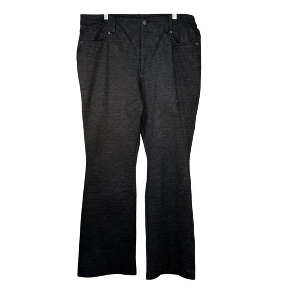 Simply Vera Vera Wang Bootcut Pants Size XXL Black & White Stretch Fabric - Picture 1 of 7
